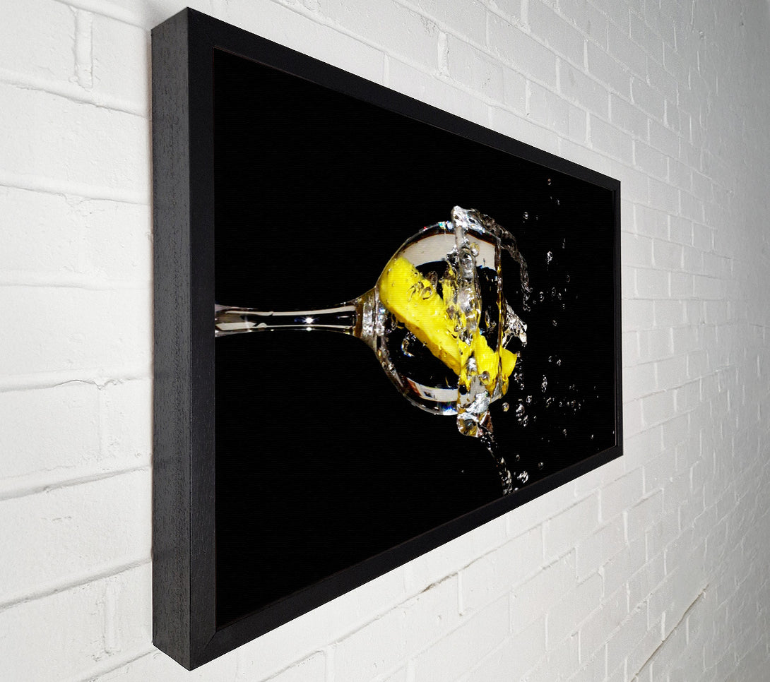  A Canvas Print of Gin And Tonic With Lemon Canvas Art