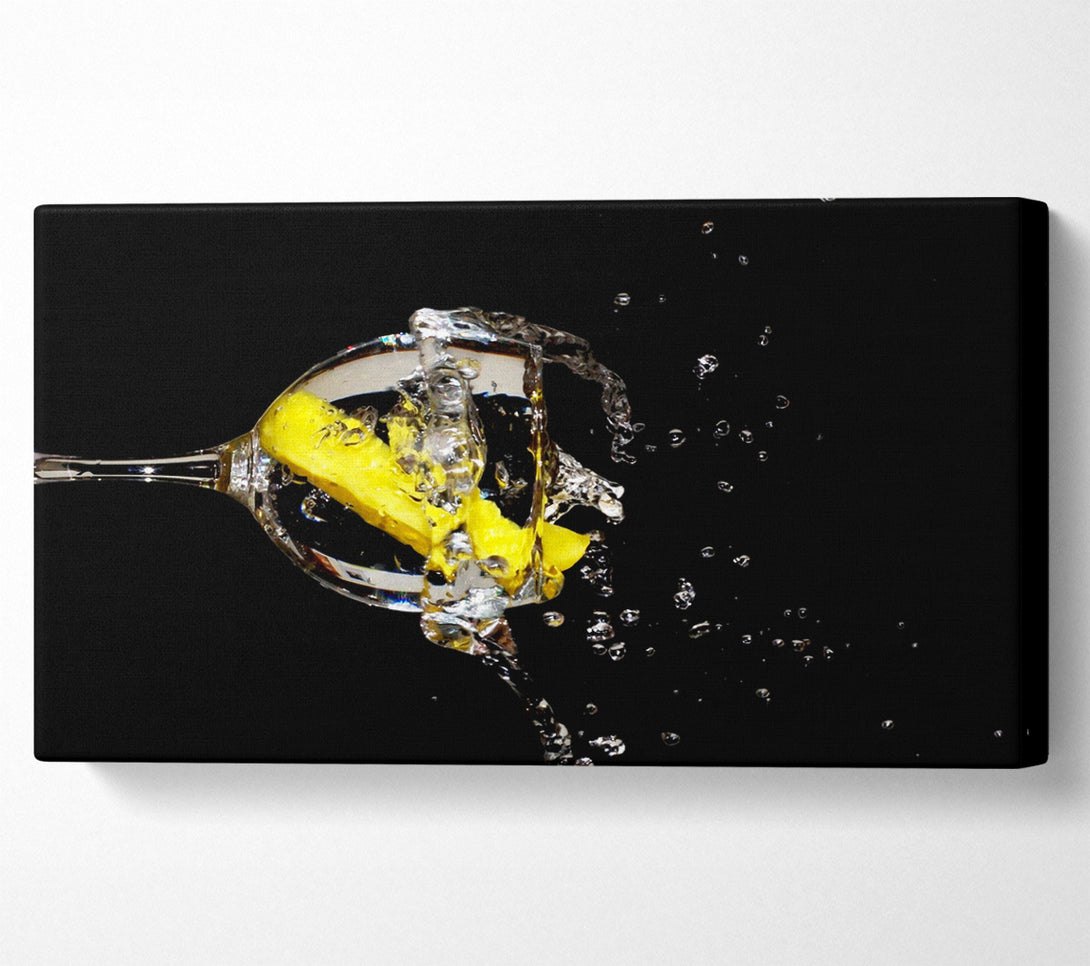  A Canvas Print of Gin And Tonic With Lemon Canvas Art