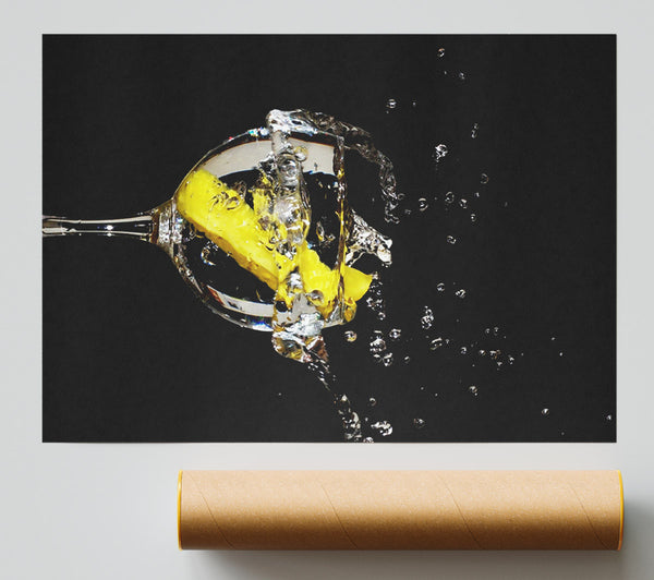Gin And Tonic With Lemon Giclee Print