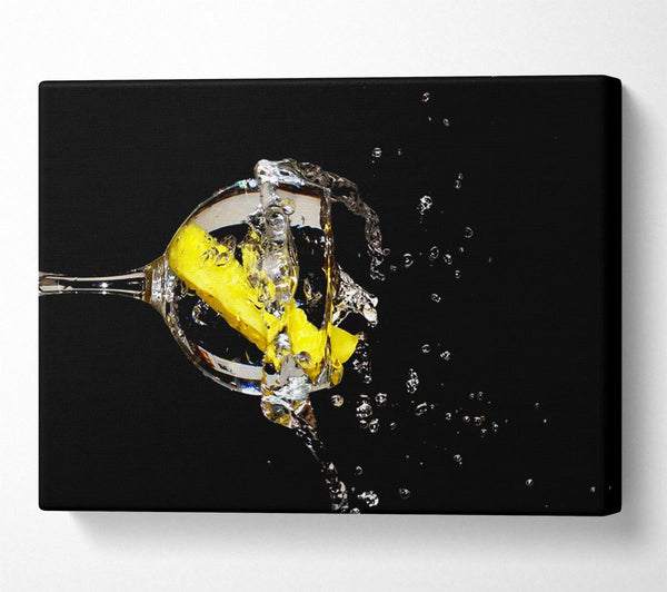  A Canvas Print of Gin And Tonic With Lemon Canvas Art