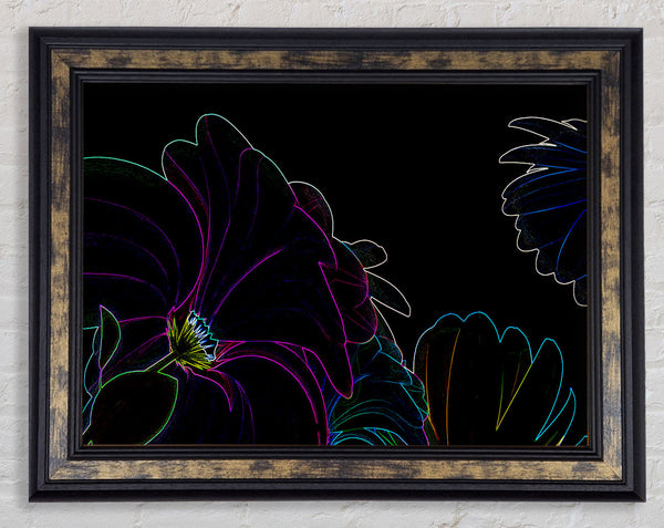 Floral Decay Framed Print