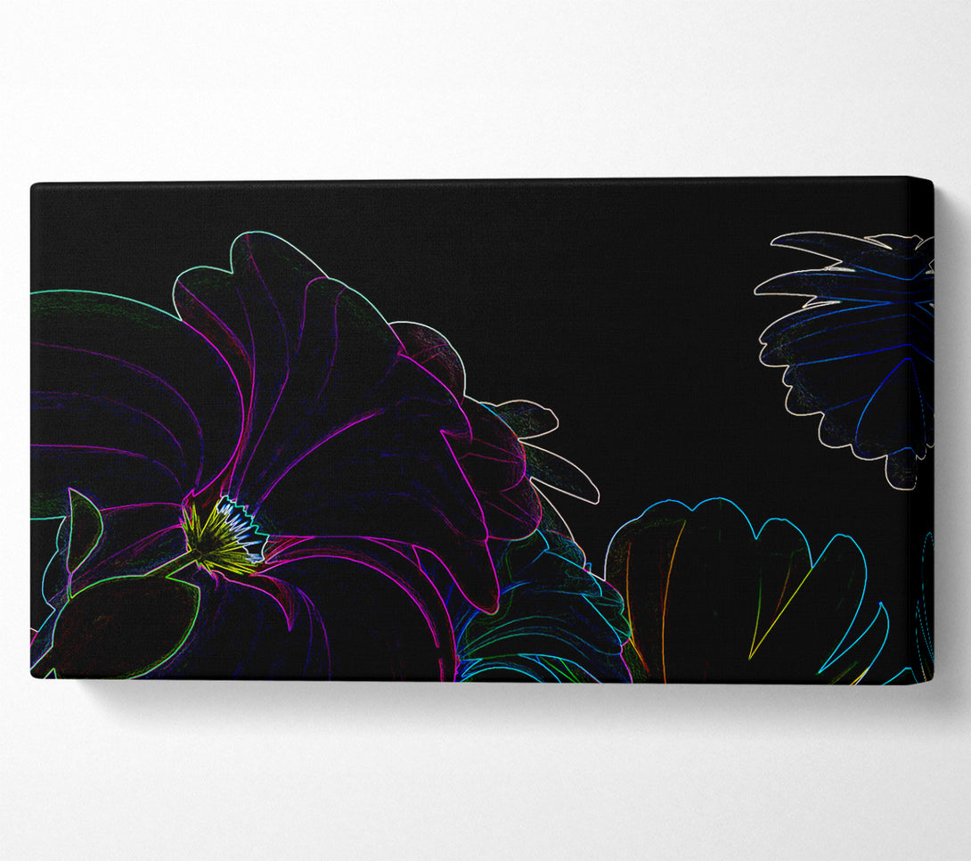  A Canvas Print of Floral Decay Canvas Wall Art