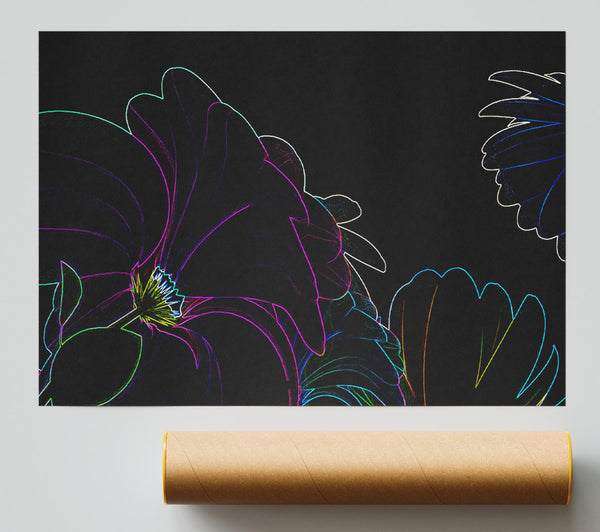 Floral Decay Poster