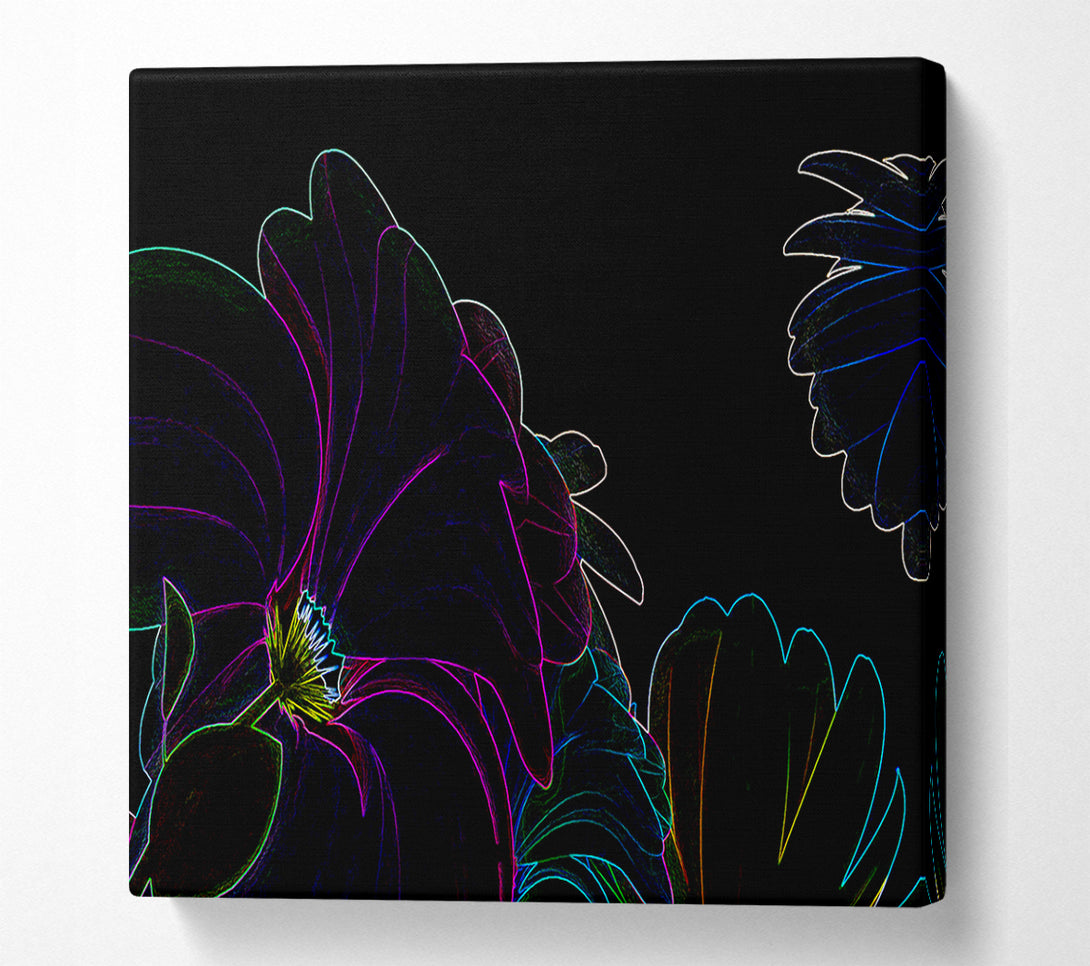  A Canvas Print of Floral Decay Canvas Wall Art