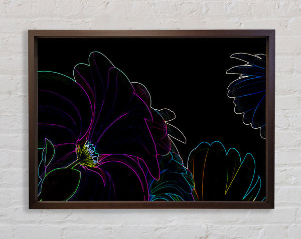 Floral Decay Framed Print