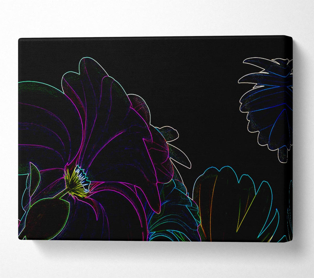 A Canvas Print of Floral Decay Canvas Wall Art