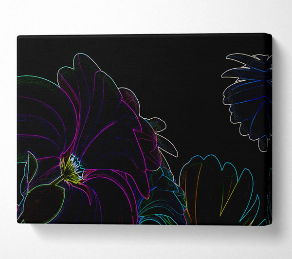  A Canvas Print of Floral Decay Canvas Wall Art