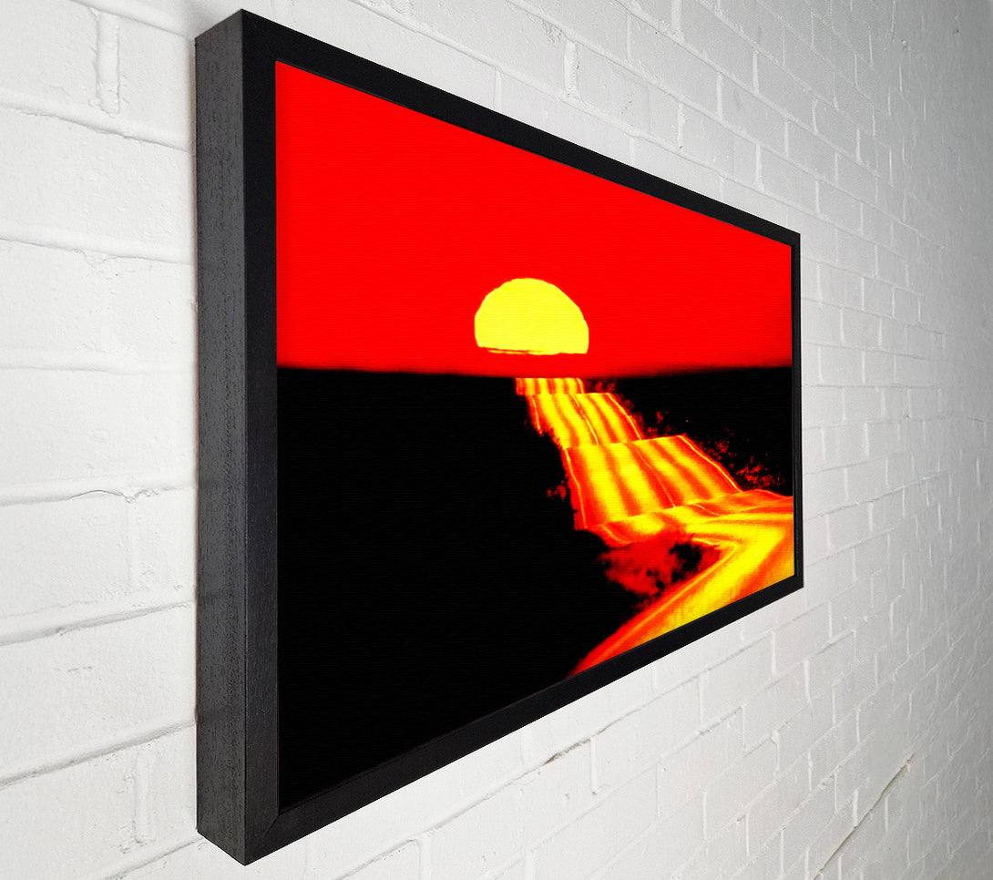 A Canvas Print of The Road To The Sun Canvas Wall Art