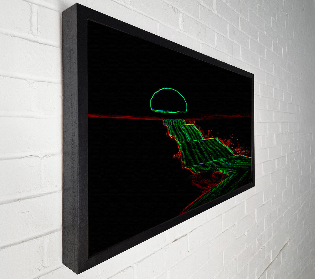  A Canvas Print of Night Road Canvas Print