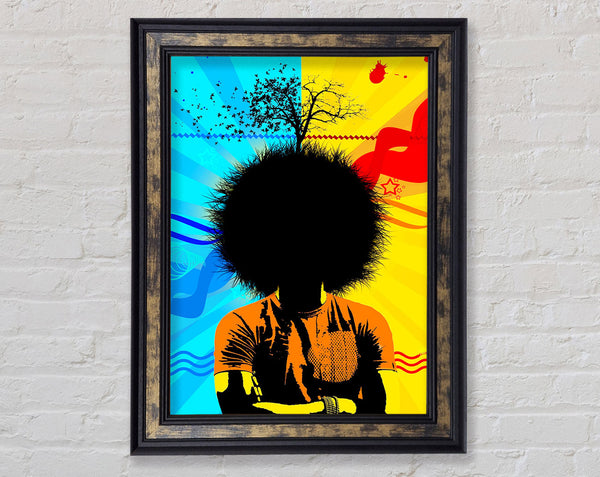 Roots Of Life Framed Print
