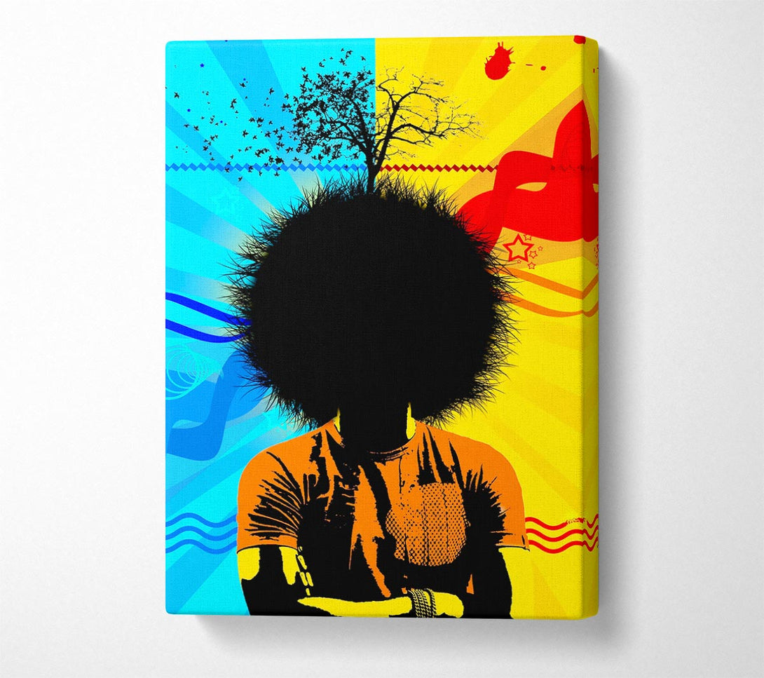  A Canvas Print of Roots Of Life Canvas Wall Art