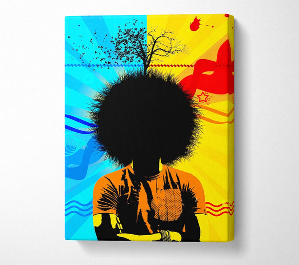  A Canvas Print of Roots Of Life Canvas Wall Art