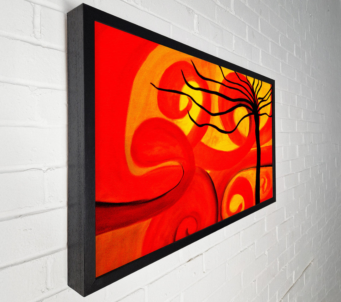  A Canvas Print of Magical Red Twist Tree Canvas Art
