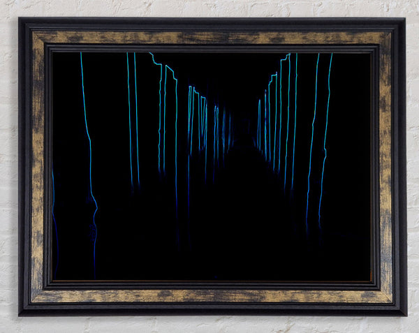 Under The Pier Framed Print