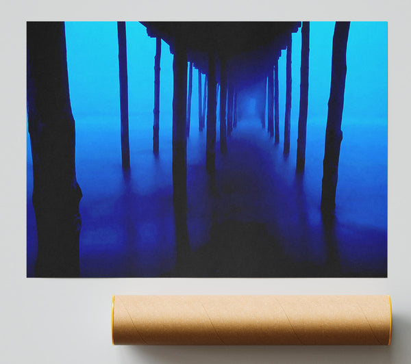 Under The Boardwalk Blues Giclee Print