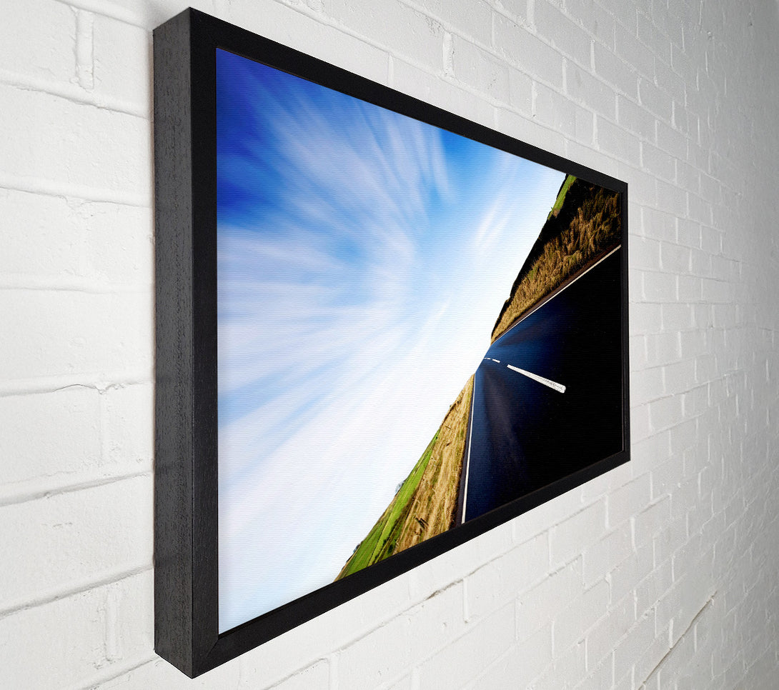  A Canvas Print of Vertical Road Horizon Canvas Art