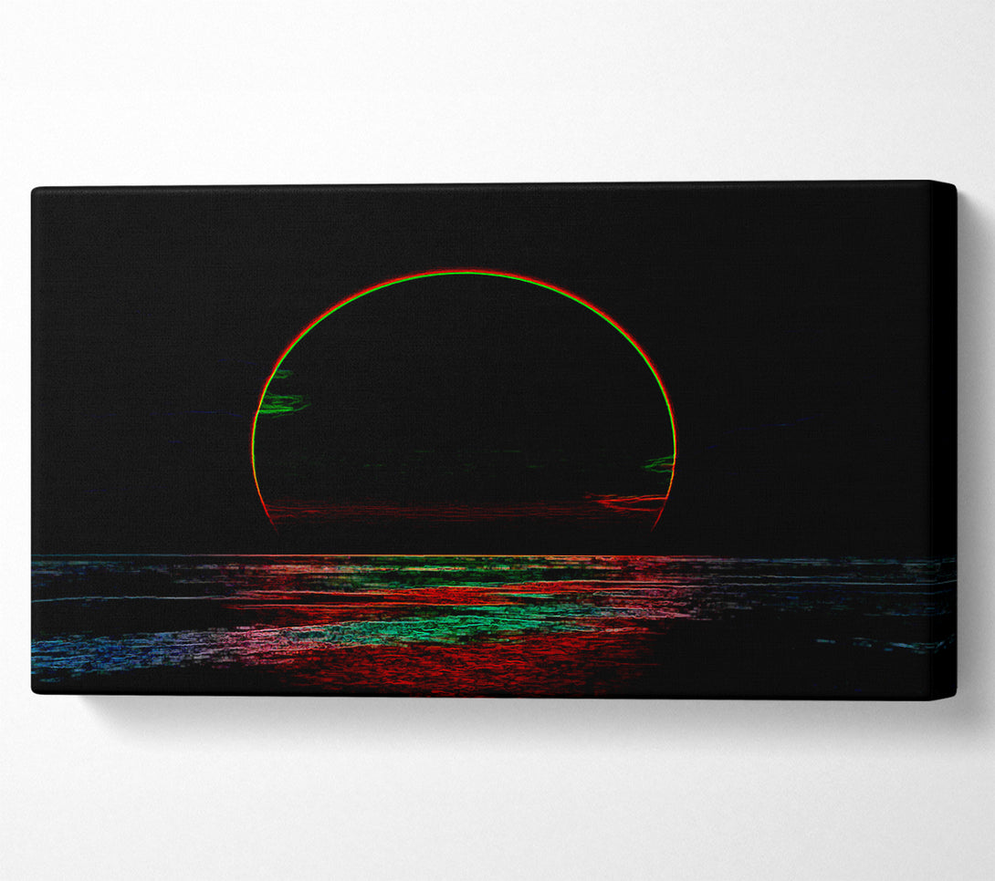  A Canvas Print of Big Moon Canvas Art