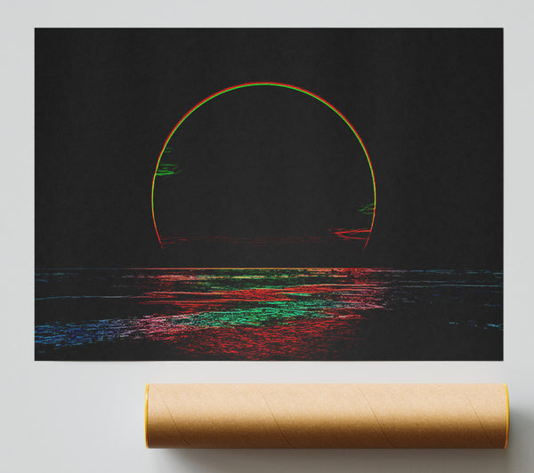 Big Moon Giclee Print