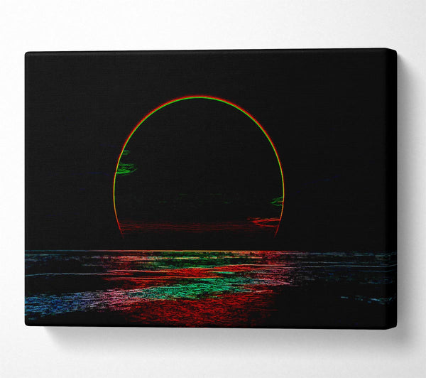  A Canvas Print of Big Moon Canvas Art