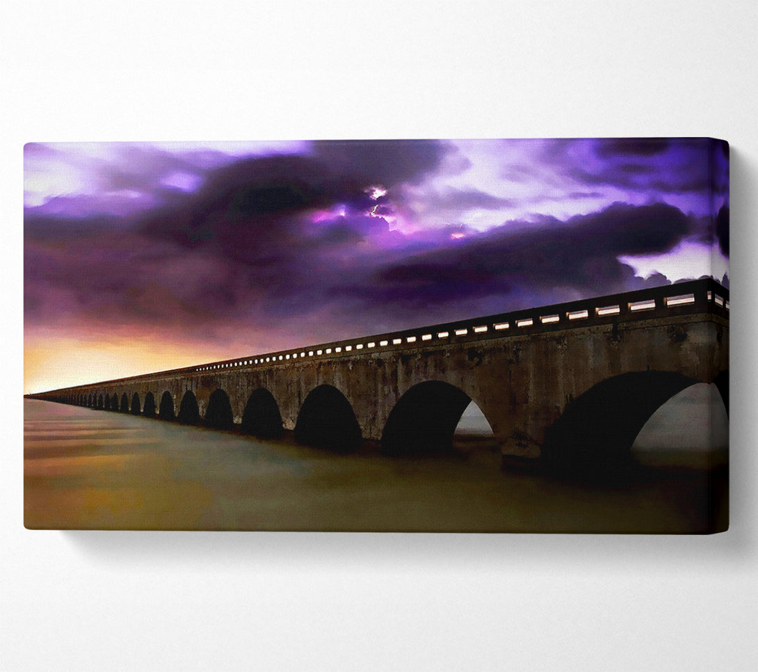  A Canvas Print of Bridge Afar Canvas Print