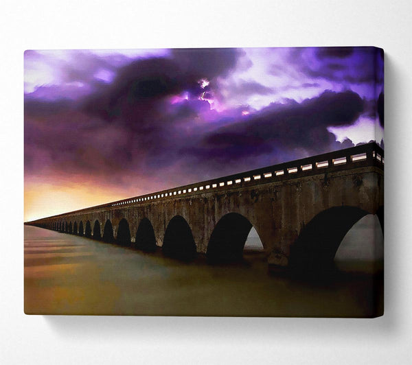  A Canvas Print of Bridge Afar Canvas Print