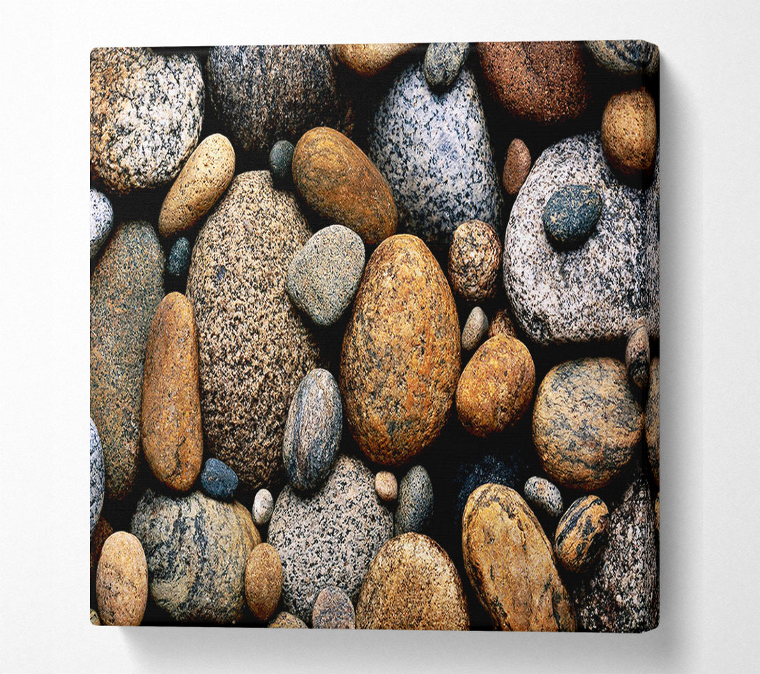  A Canvas Print of Pebbles Canvas Art