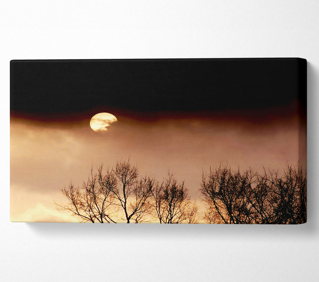  A Canvas Print of Storms By Moonlight Canvas Wall Art