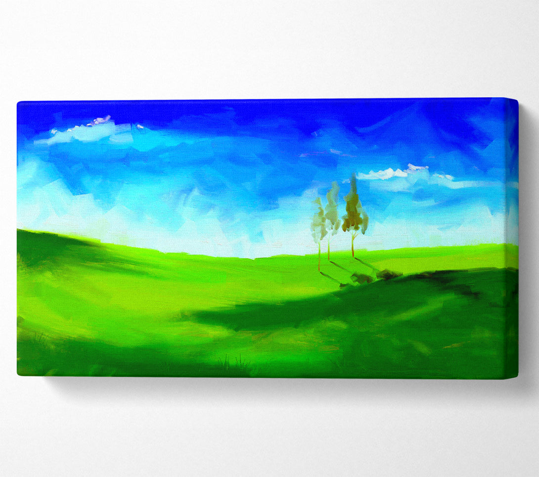  A Canvas Print of Beyond The Hills Canvas Art