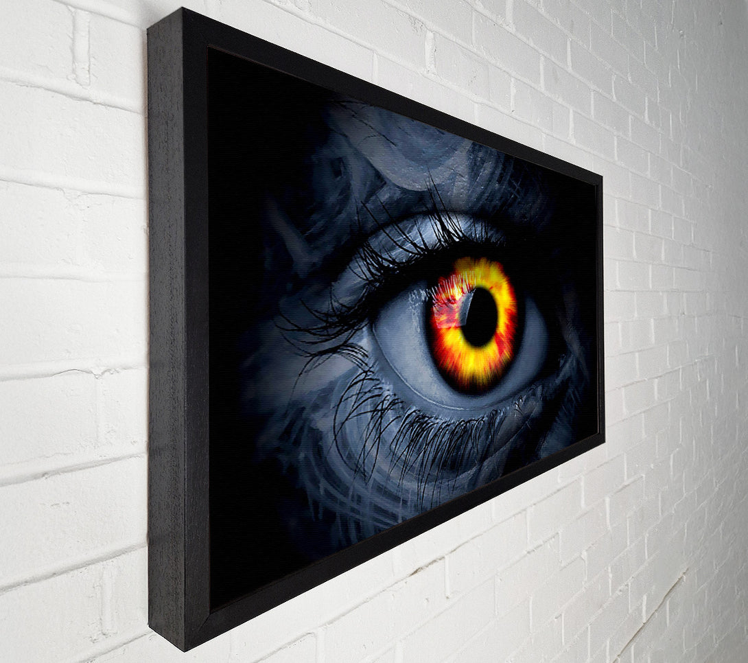  A Canvas Print of Fire Eye Canvas Wall Art