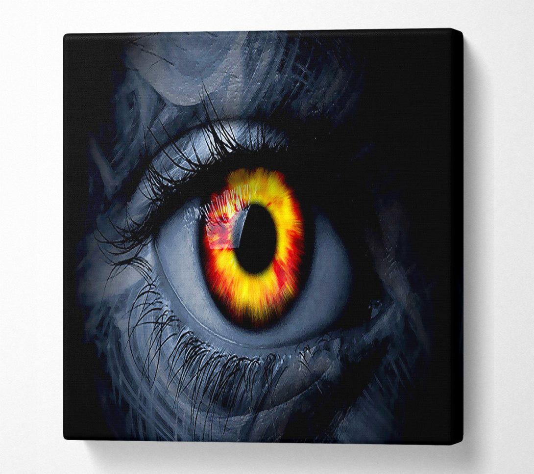  A Canvas Print of Fire Eye Canvas Wall Art