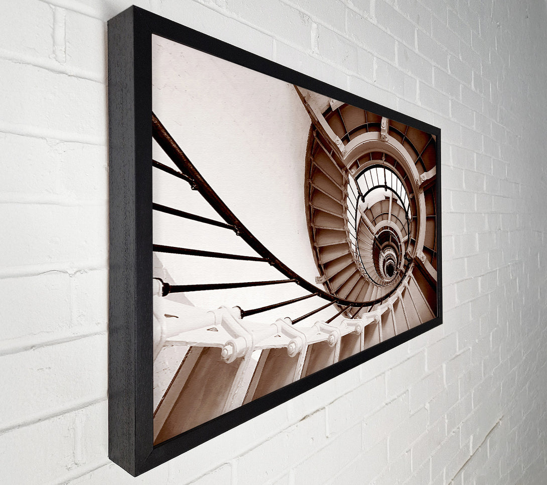 A Canvas Print of Spiral Canvas Print