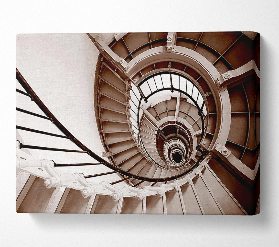  A Canvas Print of Spiral Canvas Print