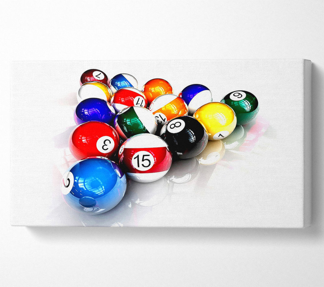  A Canvas Print of Pool Balls Canvas Wall Art