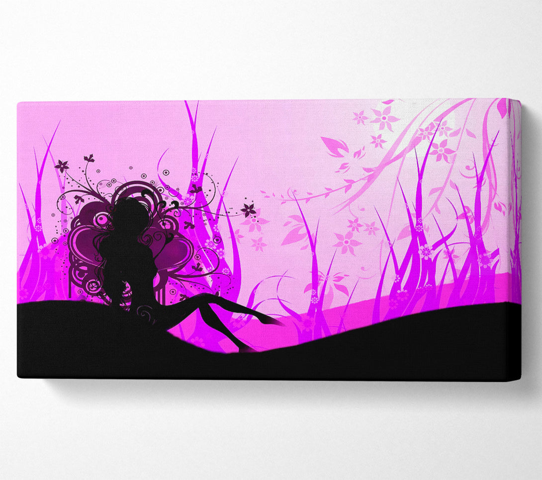  A Canvas Print of The Pink Lady Canvas Art