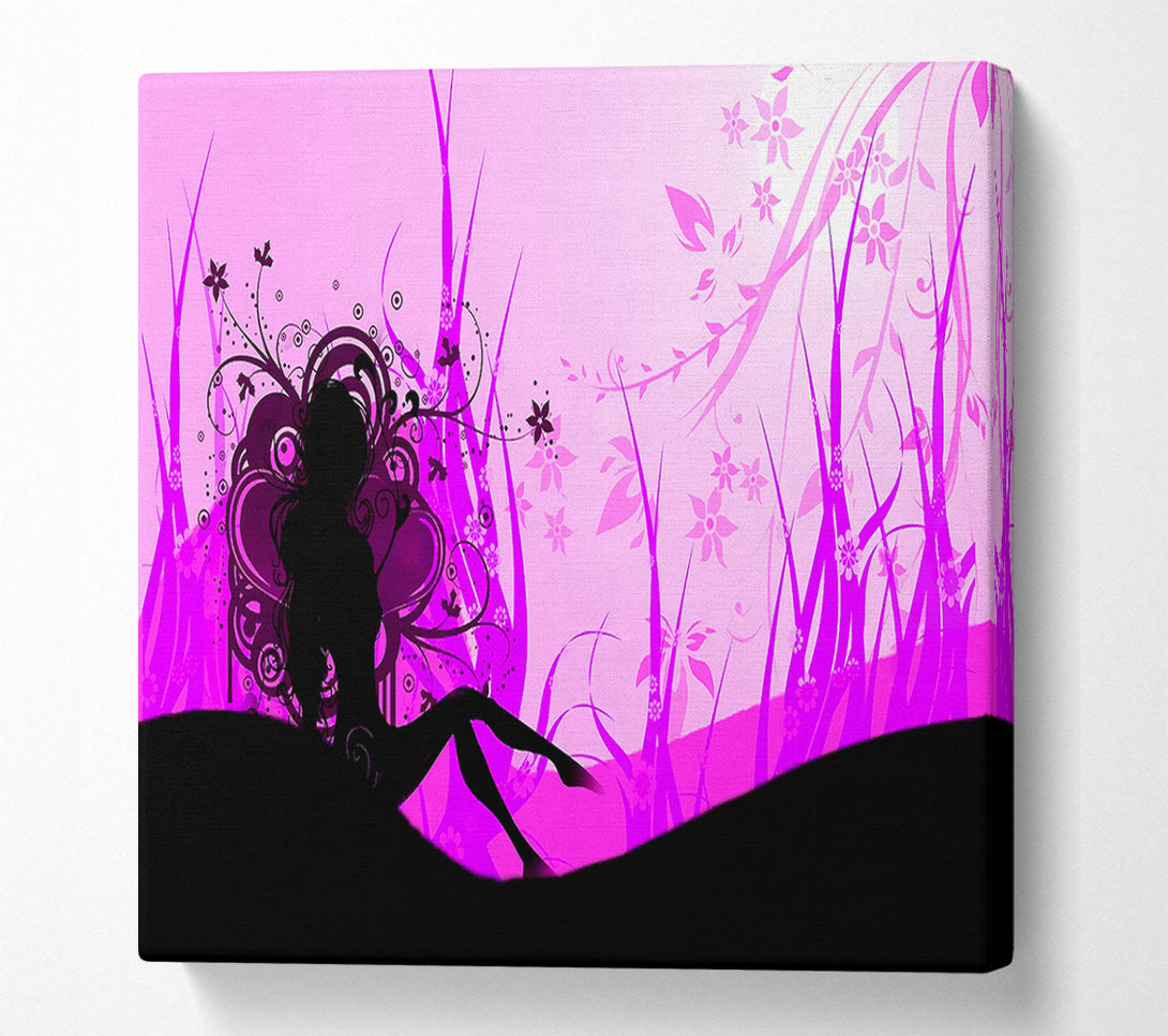  A Canvas Print of The Pink Lady Canvas Art