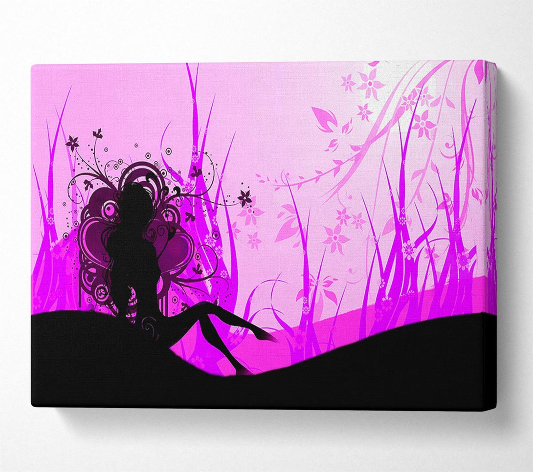  A Canvas Print of The Pink Lady Canvas Art