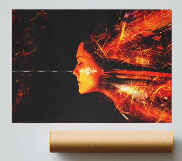 Electronic Female Giclee Print