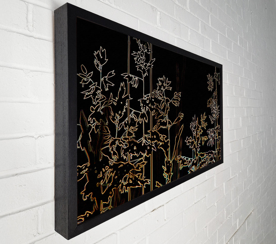 A Canvas Print of Mystic Flowers Canvas Print