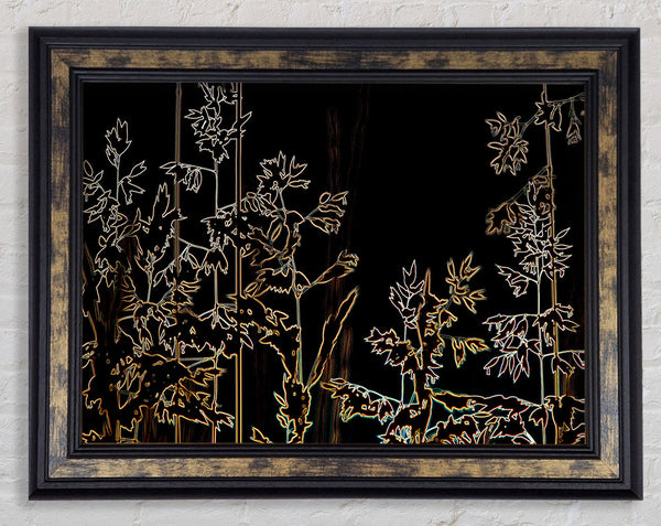 Mystic Flowers Framed Print