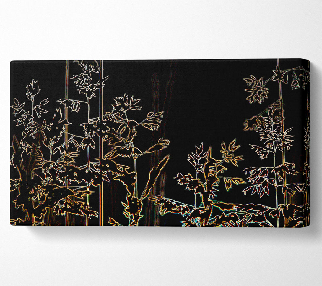  A Canvas Print of Mystic Flowers Canvas Print