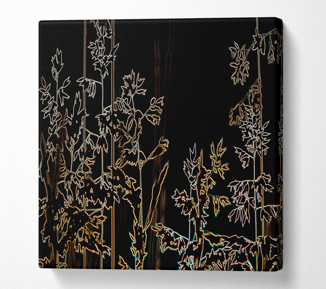  A Canvas Print of Mystic Flowers Canvas Print