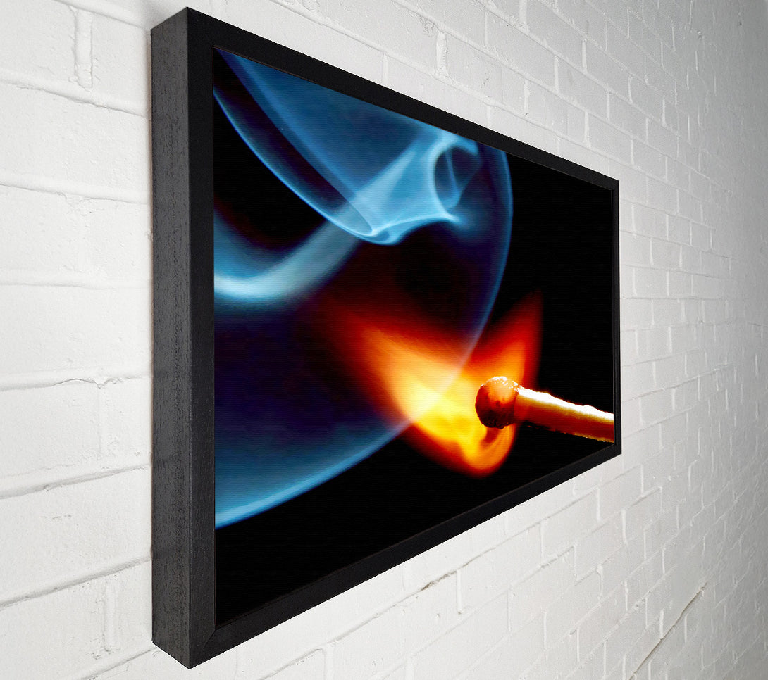  A Canvas Print of Striking The Match Canvas Wall Art