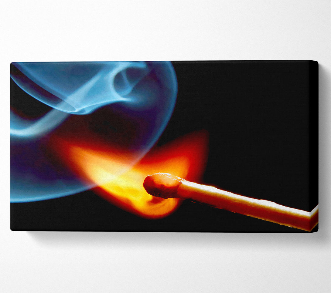  A Canvas Print of Striking The Match Canvas Wall Art