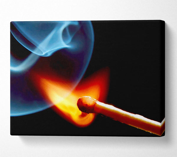  A Canvas Print of Striking The Match Canvas Wall Art