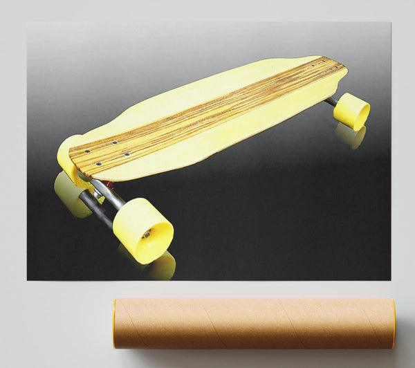 Retro Skateboard Giclee Print