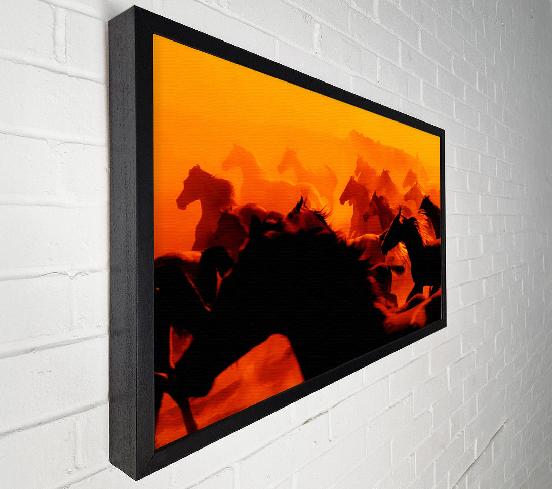  A Canvas Print of Stunning Wild Horses Canvas Print