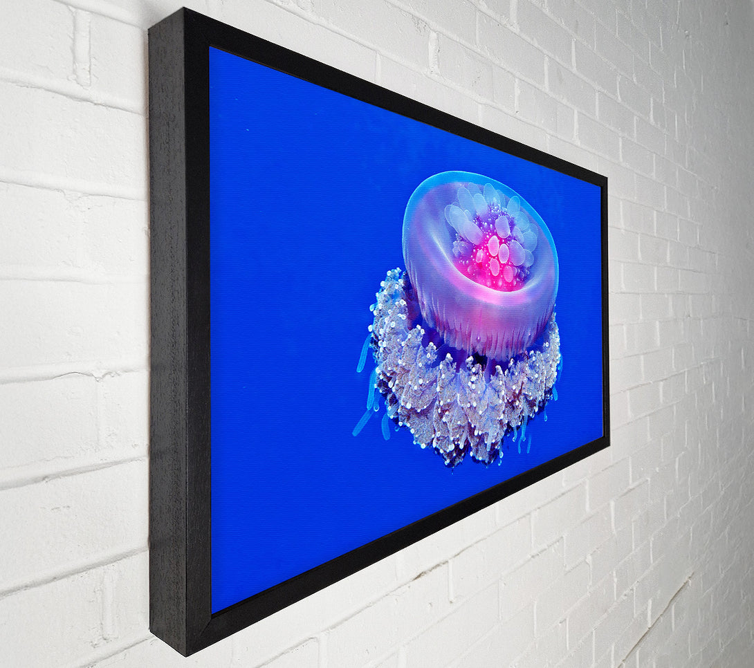  A Canvas Print of Neon Jellyfish Canvas Wall Art
