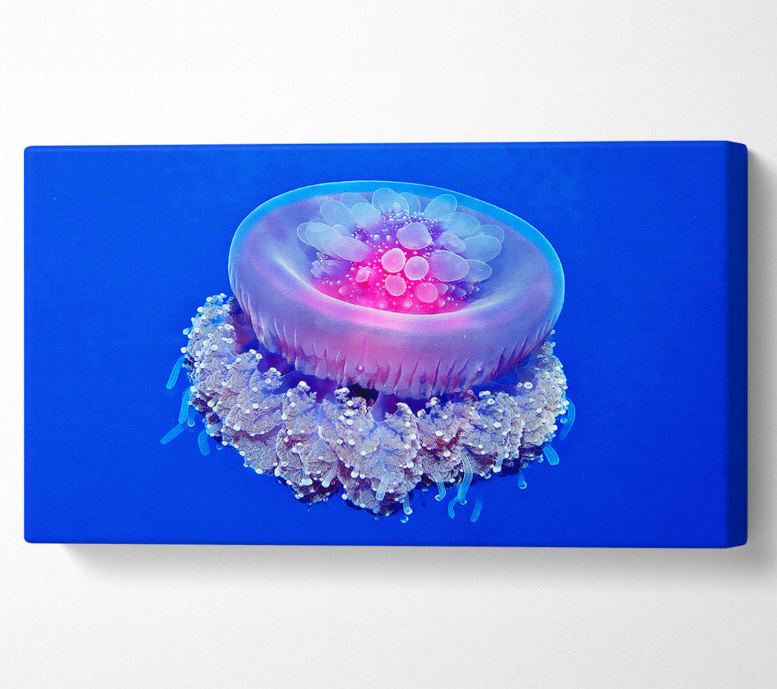  A Canvas Print of Neon Jellyfish Canvas Wall Art