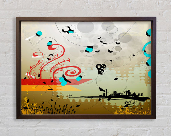 Magical Island Framed Print