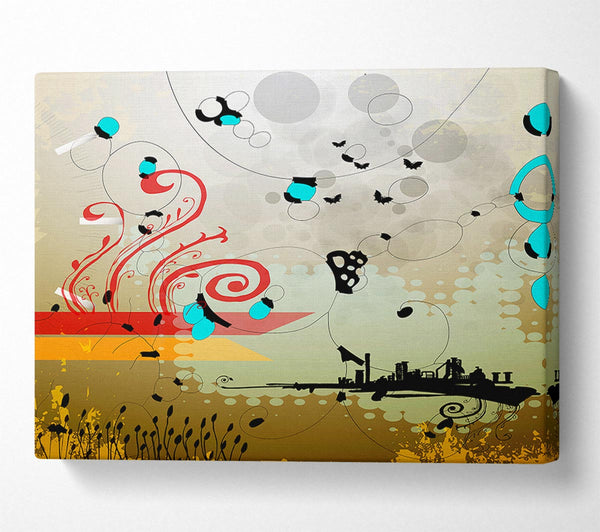  A Canvas Print of Magical Island Canvas Wall Art
